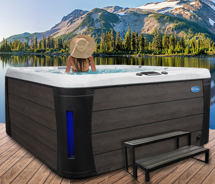 Calspas hot tub being used in a family setting - hot tubs spas for sale Newton